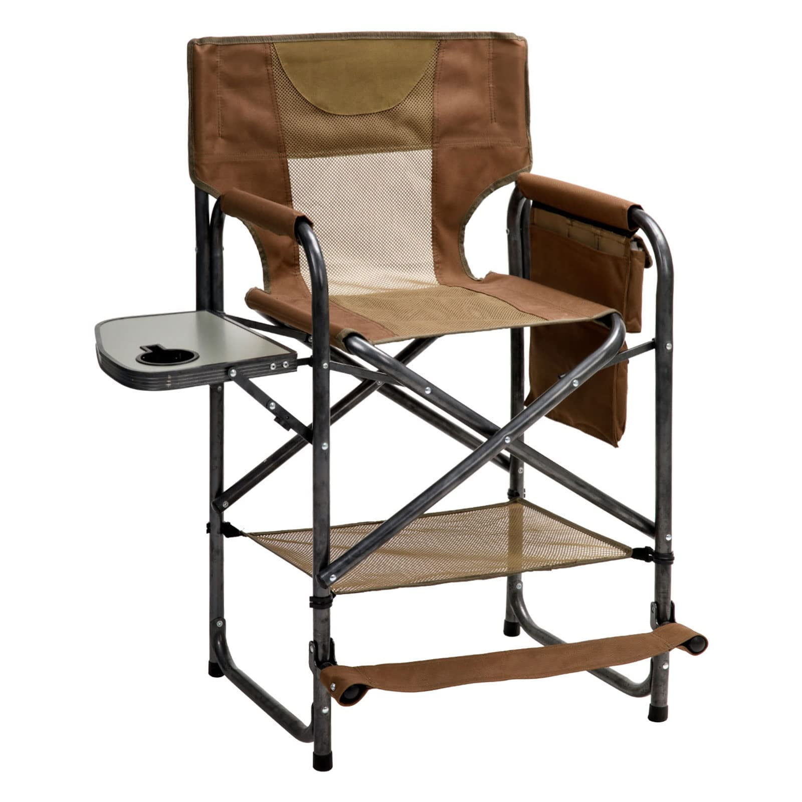 SunnyFeel Tall Camping Directors Chair, Portable Folding Outdoor Chair