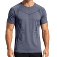 thumbnail image 3 of Big and Tall Mens Athletic Muscle Tee Quick Dry Crew Neck Moisture-Wicking Workout Shirt Fathers Gift M-5XL, 3 of 4
