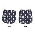 thumbnail image 5 of Lsque Llamas 1 Printed Women's Running Shorts with Liner Pockets,Elastic Quick Dry Workout Athletic Gym Yoga Shorts,Womens High Waist Shorts-, 5 of 9