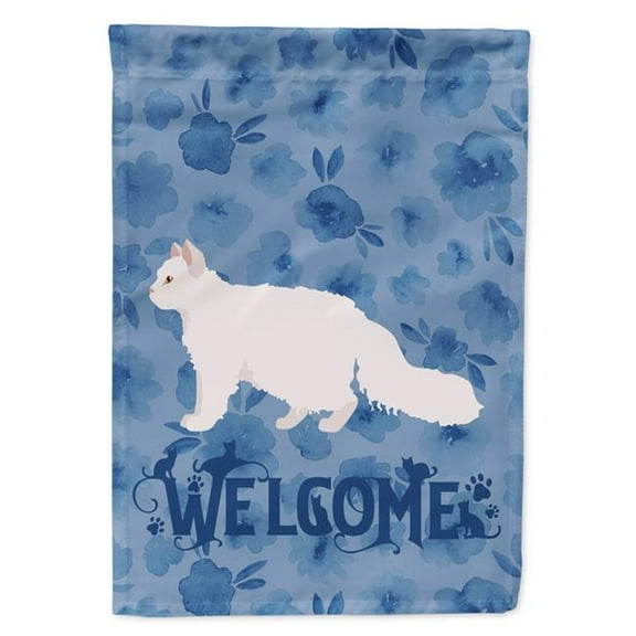 11 x 0.01 x 15 in. Oregon Rex No.2 Cat Welcome Flag Garden Size