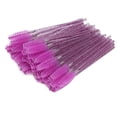 thumbnail image 2 of 50pcs Nylon Makeup Brush, Disposable Eyelash Wands with Spiral Structure Design, for Easy Mascara Application, 2 of 7