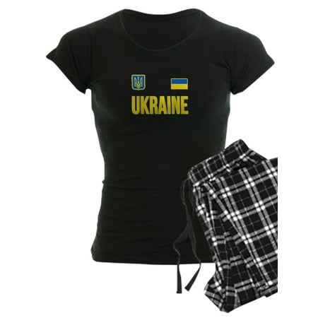 

CafePress - Ukraine Ukrainian Flag Souvenir Love Gift Pajamas - Women s Dark Pajamas