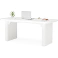 thumbnail image 7 of Tribesigns 62-Inch Rectangular Executive Computer Desk Large Modern Wood Writing Table, 7 of 7