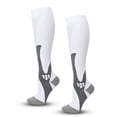thumbnail image 2 of LOVEVER Compression Socks for Woman & Man Unisex 20-30mmHg Knee high Plus Size Wide Calves for Flying Running, 2 of 6