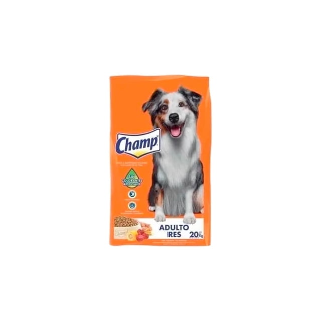 Champ alimento croqueta para perro adulto Res 20KG