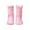 Pink, variant on Fesfesfes Women Solid Color Long Socks Winter Warm Slippers Thick Plush Indoor Socks Anti Slip Double-Layer Thickening Socks