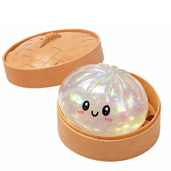 Dumpling Squishy Toys, Slow Rising Stress Cube Sensory Toys, Ice Squish Cube Stress Relief Toys for All Years, Birthday Gifts Party Favors Christmas Stocking Stuffers
