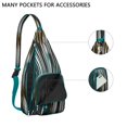 thumbnail image 3 of Abstract Geometric Sling Backpack - Modern Artistic Pattern Crossbody Bag, Lightweight Fashion Pack for Urban Commute, 3 of 4