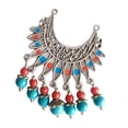thumbnail image 1 of 1 Pieza Colgantes Borla Nacional Colgante Collar Bricolaje Joyas Arte Bricolaje rojo azul, 1 of 9