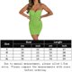 thumbnail image 2 of Vestido tubo sexy de verano elegante mini vestido delgado para cóctel (verde L) FLhrweasw Para estrenar, 2 of 7