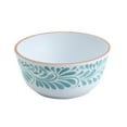 thumbnail image 6 of INFUSE 12 Piece Lebrillo Pattern Melamine Dinnerware Set for Outdoor Dinner Salad Plates Bowls, Aqua, 6 of 9