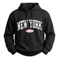 thumbnail image 5 of MXALUOB Hooded Sweatshirts for Men Letter Graphic Warm Fashion Pullover Drawstring Drop Shoulder Fall Winter Hoodies Casual Streetwear, 5 of 6
