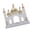 B., variant on Yammee Gold and White Mosque Tower Model Table Ornament Ramadans Decorations for Home Decorations Islamic Eid Mubarak Decors