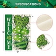 thumbnail image 6 of Sm:)e Heart Shamrock Welcome Patricks Day Garden Flag 12x18 Inch, 6 of 7