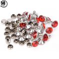 thumbnail image 2 of Rivets en Diamant, 50 Ensembles Rivets en Strass Rivets en Strass Clous Rivets en Cristal Strass Caractéristiques de Pointe, 2 of 9