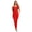 Red, variant on Women's Sleeveless Sequins Fringe Tassel Jumpsuit Latin Jazz Dance Retro 70s Party Wear Black XL