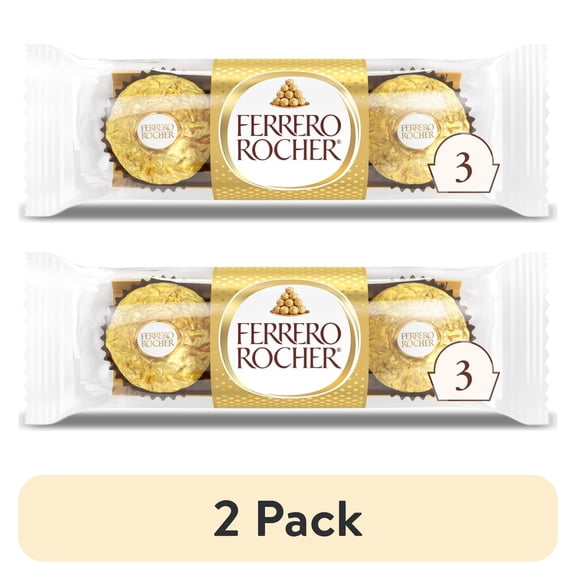 Ferrero Rocher Sizes Ferrero Rocher Premium Assorted chocolate squares, Individually Wrapped ...