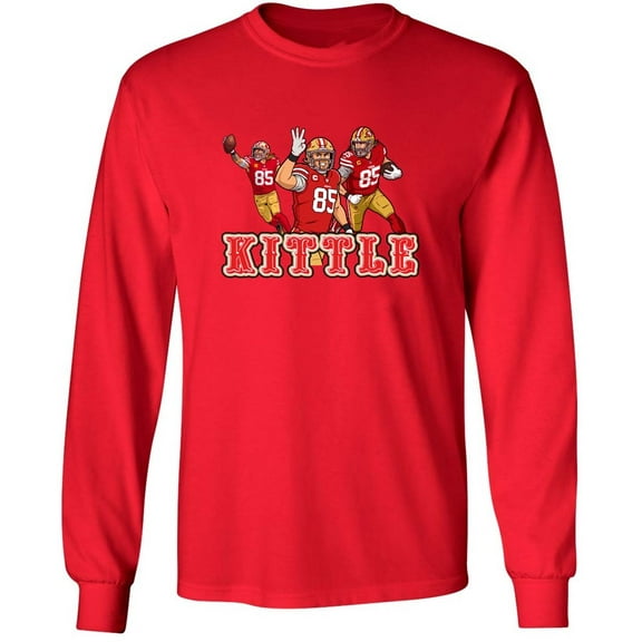 LONG SLEEVE George Kittle Collage San Francisco Shirt T-Shirt