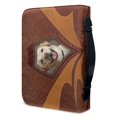 thumbnail image 3 of HELLHERO Dog Portrait Bible Covers with Protective Large Capacity Church Bible Bag for Christian Prayer, PU Leather Bible Case for Casual, 3 of 12