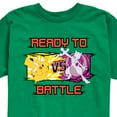 thumbnail image 3 of Pokémon - Pikachu Mewtwo Battle - Youth Short Sleeve Graphic T-Shirt, 3 of 5