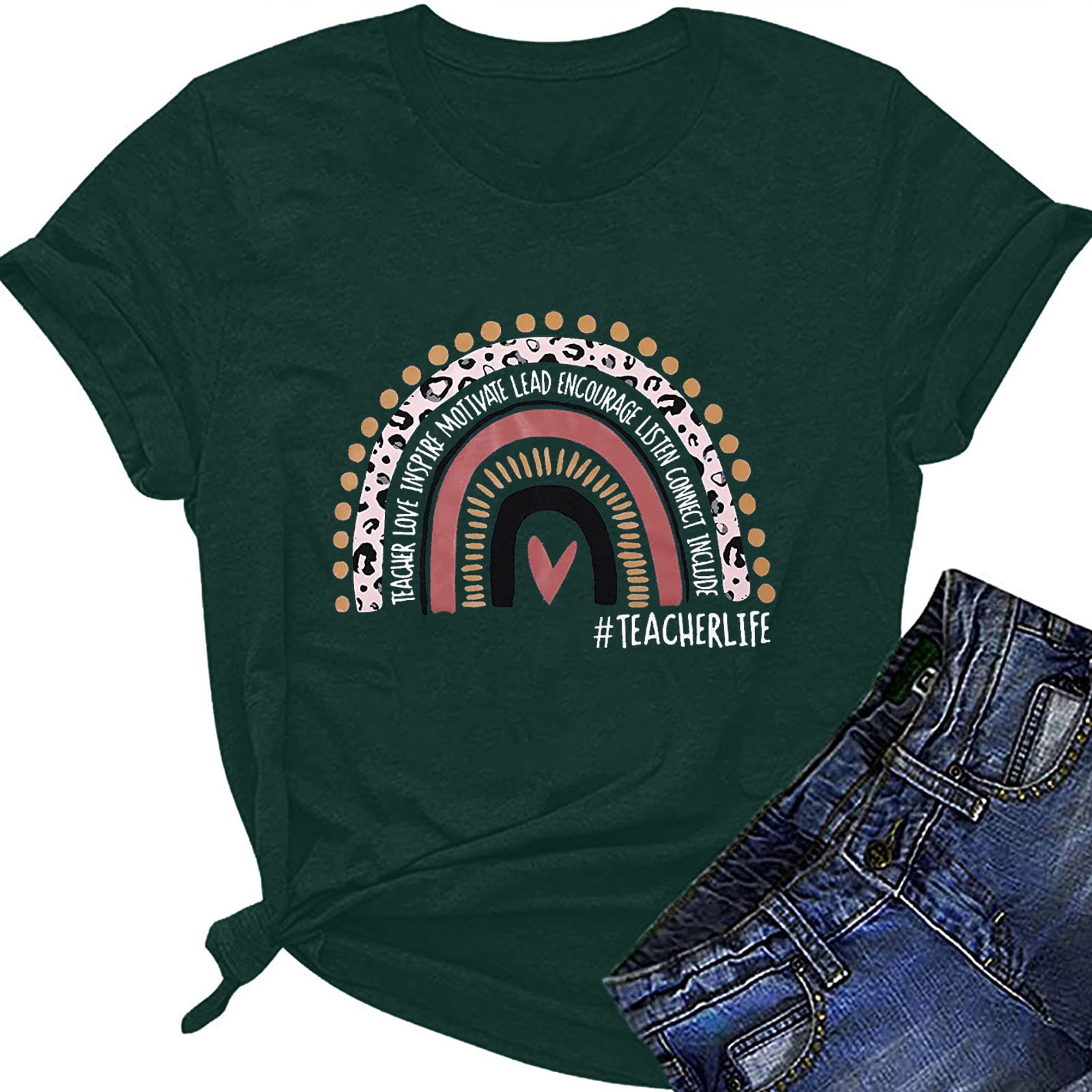 Womens Casual Teacher's Day Short 