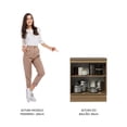 thumbnail image 4 of Mueble de Cocina Madesa Agata 70 cm 2 Puertas Marrón/Blanco, 4 of 5