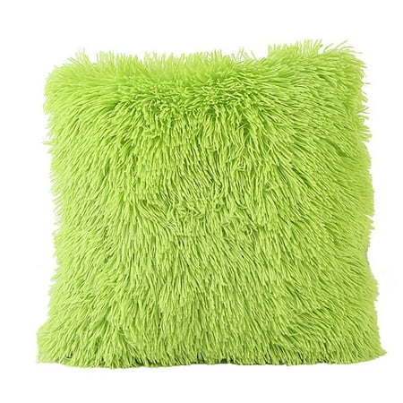 Soft Vinyl Light Covers - Faux Fur Pillow Cover Tayyakoushi Home Decorative Super Soft Plush Mongolian Faux Fur Throw Pillowcase, Cushion Case for Sofa ,18