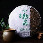 China Yunnan Puerh Tea Cake Raw Puer Menghai 357g(0.79lb) Sheng Tea Organic Green Food