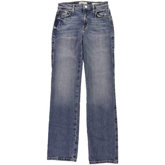 GUESS Womens Faded Denim Straight Leg Jeans, Blue, 26