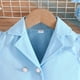 thumbnail image 4 of Odeerbi 3-9 Años Trajes de Verano Para Niñas Camisola de Algodón Pantalones Cortos Chaqueta Blazer Trajes Chaqueta Con Solapa de Muesca Conjunto de Tres Piezas, 4 of 9