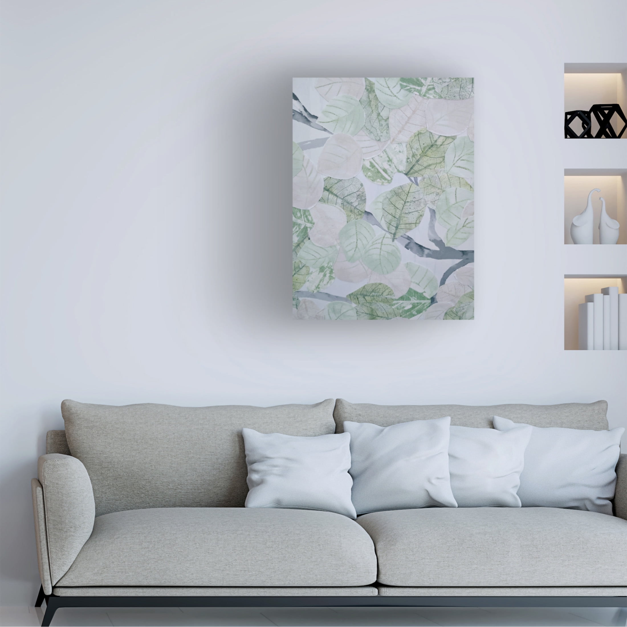Trademark Fine Art Coco Good  Aspen Spring Leaves IV Canvas Wall Art