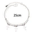 thumbnail image 3 of Pulsera de Cadena para Mujer, Regalo Del Día de La Madre, Decorativa, Elegante, Duradera, Joyería de Muñeca, Pulsera de Eslabones, Calle, Día de Sin corazón, 3 of 10