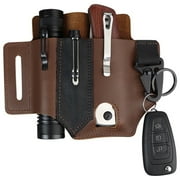 Handmade Multitool Genuine Leather Sheath EDC Pocket Organizer Tool Holder