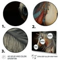 thumbnail image 3 of Designart Indian Horse With Colorful Mane V Canvas Wall Art, 3 of 5