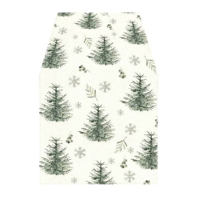 C 72X13 Inch Christmas Table Runner Seasonal Holiday Kitchen Dining Table Decor Indoor Outdoor Party