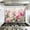 Color 3, variant on Kitchen Backsplash Peel and Stick Wall Murals Romantic Watercolor Art Spring Flowers Soft Pink Green Tones Removable Mural 35.4"W x 23.6"H, Oil Proof Vinyl Wallpaper for Fireplace & Behind Stove