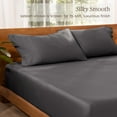 thumbnail image 6 of Bare Home TENCEL™ Pillowcase Set - Lyocell derived from Eucalyptus - King, Forged Iron Gray, 6 of 8