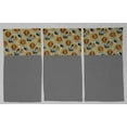 thumbnail image 2 of Harvest Sunflowers Wraparound Snap Hanging Towels (Set of 2) by Penny's Needful Things (Terrycloth Color: Gray), 2 of 3