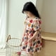 thumbnail image 4 of Ropa de verano para niñas de 1 a 10 años, vestido de flores de Color dulce para niñas, vestido de princesa con mangas abullonadas y cuello cuadrado, trajes para niños 2025, 4 of 6