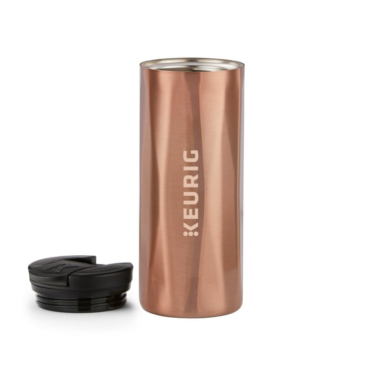 Keurig® 14oz Faceted, Vacuum Sealed, Insulated, Double-Walled, Stainless  Steel, Coffee Travel Mug, Works with K-Cup Pod Coffee Makers, Copper 
