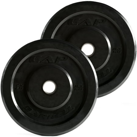 CAP Barbell - Olympic Bumper Plate Set, 20-90 lbs (Best Bumper Plates For Crossfit)