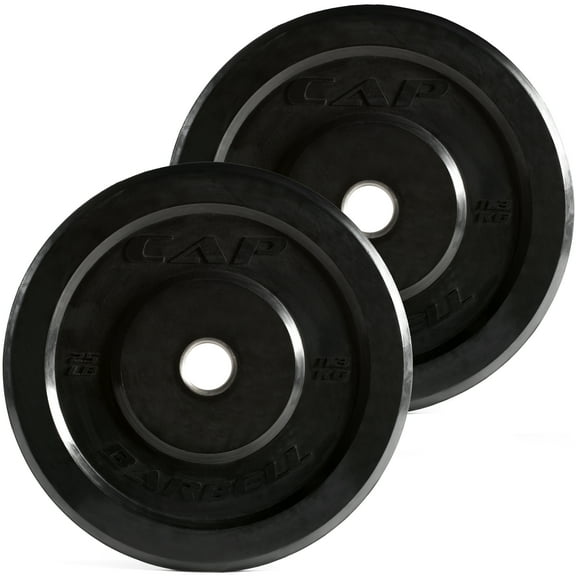 CAP Barbell - Olympic Bumper Plate Set, 20-90 Lbs.