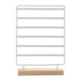thumbnail image 2 of Segolike Earring Display Stand Jewelry Organizer Multipurpose, Hanging Jewelry Stand, Ear Stud Rack for Women Girl Dresser Home Vanity white, 2 of 8