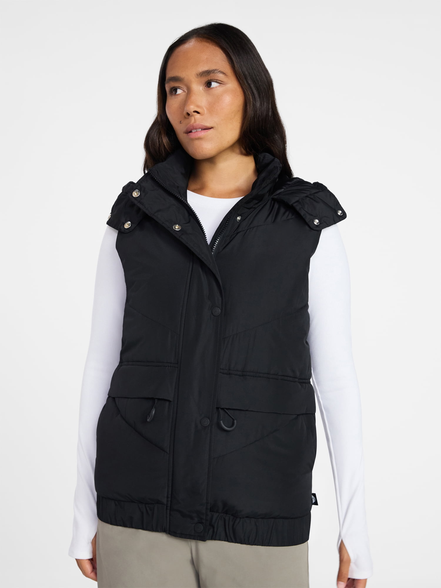 Ozark Trail Women's and Women's Plus Size Mid Length Vest, Sizes XS-3X