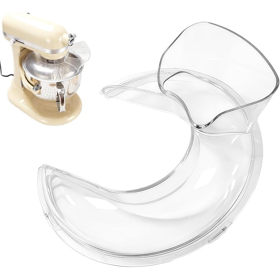 Cfweater Stand Mixer Splash Guard Durable Bowl Cover for KitchenAid 6-7 QT Tilt-Head Mixers