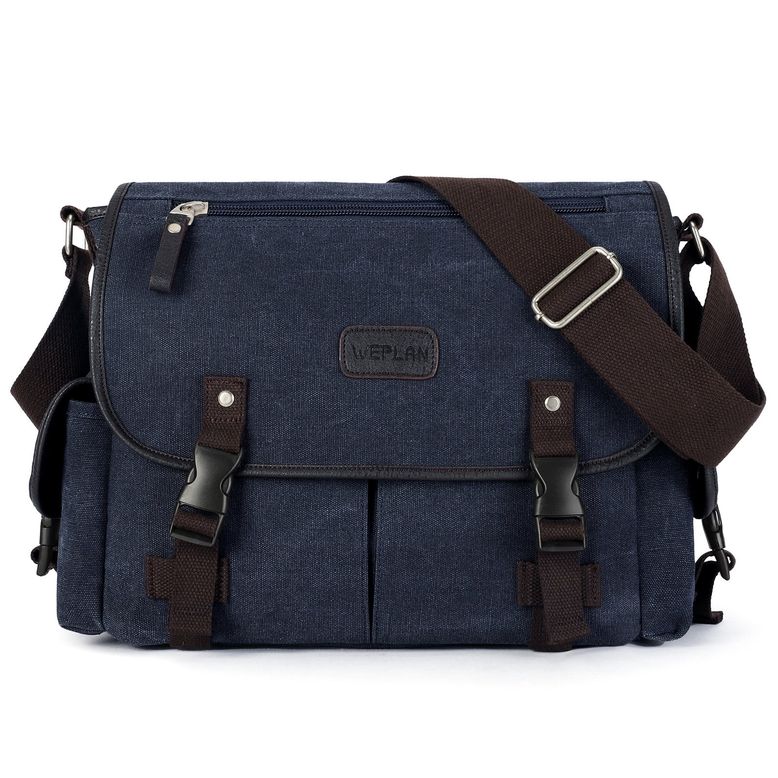 Messenger Bag for Men,Water Resistant Unisex Canvas Shoulder Bag