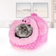 thumbnail image 3 of Cesta de peluche para bebé y conejillo de indias para adultos con cojín extraíble súper suave y cómodo, nido, cama, casa, cueva, refugio cálido, erizo, hámster, chinchilla, ardilla, conejo Ormromra LF-0497, 3 of 4