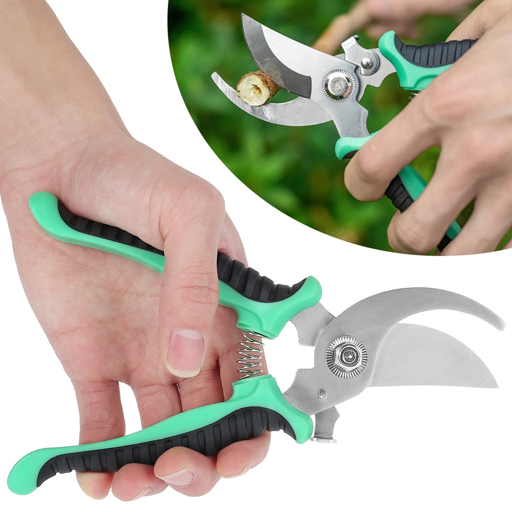 Garden Hand Pruner Scissors Cutter Plant Tree Branch Secateur Shear Tool