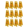 thumbnail image 2 of Floor Sign, Wide Application  Stability A Frame Clear Caution Wet Floor Sign English Spanish  for Outdoor, 2 of 7