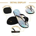 thumbnail image 3 of YAZAOOSummer Flip Flops Creatively Seashells on Sandy Beach Simple Beach Sandals, 3 of 8